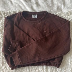 Cropped Gymshark crew neck from the Whitney Simmons x Gymshark line.